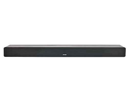 ZVOX Dialogue Clarifying Sound Bar with Patented Hearing Technology - Low-Profile, Twelve Levels of Voice Boost - Home Theater Audio TV Speakers Soundbar with AccuVoice - AV355 Black