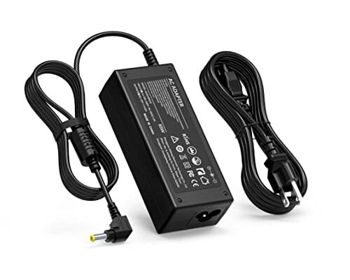 19V AC DC Adapter LCD Monitor Charger for Asus 22'' 23'' 24'' 27'' VX238H VX238H-W VX228 VX228H VX248 VX248H Backlight LED G-SYNC Gaming Monitor MX279H VX239H VX279H MX239H LS246H Power Supply Cord