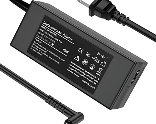 45W AC Adapter Laptop Charger Compatible for HP Pavilion X360 Charger m3-u103dx m3-u001dx 11-n010dx 13-a010dx 13-a110dx 13-s128nr 14m-ba013dx 15-br095ms Notebook Convertible PC Power Supply Cord