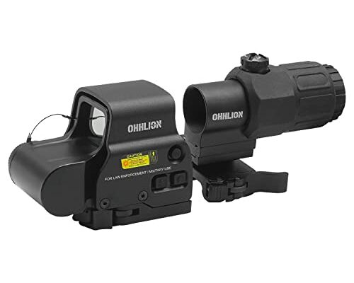 558 Green/Red Dot Holographic Reflex Sight and G33 3X Magnifier Combo with Built-in Flip QD Mount