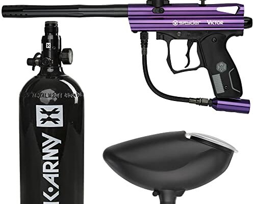 Action Village Kingman Spyder Victor Entry Paintball Gun Package Kit (Gloss Purple)