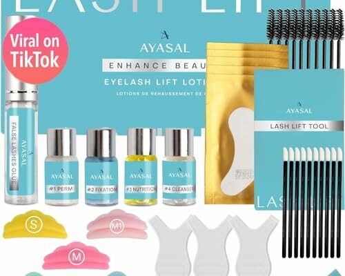 AYASAL Lash Lift Kit Eyelash Perm Kit, with Detailed Instruction Eyelash Lift Kit, Easy for Beginner and Professional Lash Perm Kit, Achieve Salon-Quality Lashes Lift with Safe and Effective Result