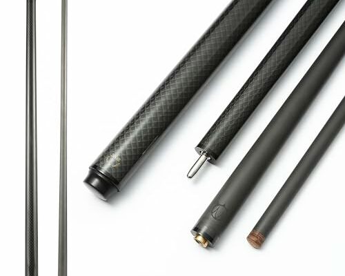 CROWN ME Carbon Fiber Pool Cue Stick 12.8mm Tip Billiard Carbon Fiber cue