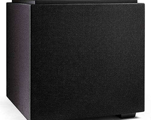 Definitive Technology Descend DN10 10" Subwoofer - Digitally Optimized for Movies and Music, New 3XR Architecture, 500W Peak Class D Amplifier & (2) Pressure-Coupled 10" Bass Radiators, Black