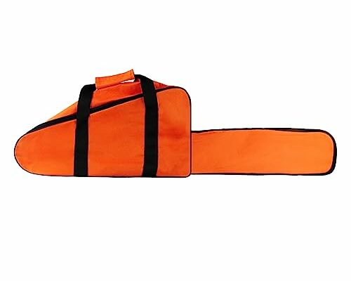 DOKSMERIA Chainsaw Bag Carrying Case, Heavy Duty Chainsaw Case with Handle Sticky Strip Water Resistant Chainsaw Storage Bag Compatible with Stihl Husqvarna 12"/14"/16"/18" Chainsaw