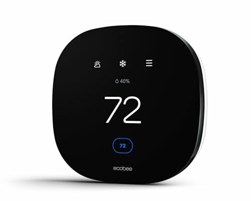 ecobee3 Lite Smart Thermostat - Programmable Wifi Thermostat - Works with Siri, Alexa, Google Assistant - Energy Star Certified - DIY Install, Black