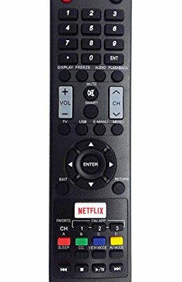 GJ221-C Remote Control for Sharp LCD/LED TV LC32LE653U LC40LE653U LC43LE653U LC-43LE653U LC-48LE653U LC55LE653U LC65LE645U LC-65LE645U (Substitute for remotes Sharp GJ221 and GJ221-R)