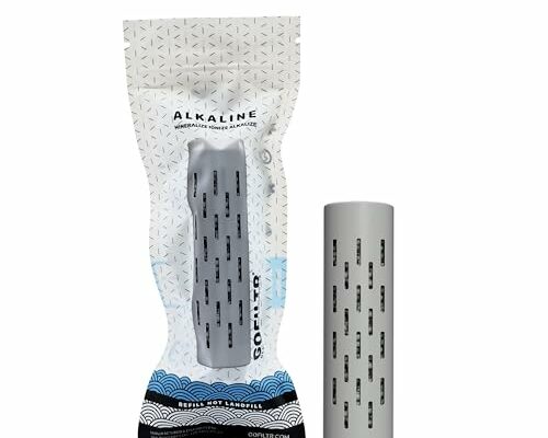 GOFILTR Alkaline Water Infuser - 9.5 pH + Electrolytes for Any Water Bottle/Small Pitcher, 750 Refills / 3 Months, Ionized Mineral Water Infuser (1 Pack)