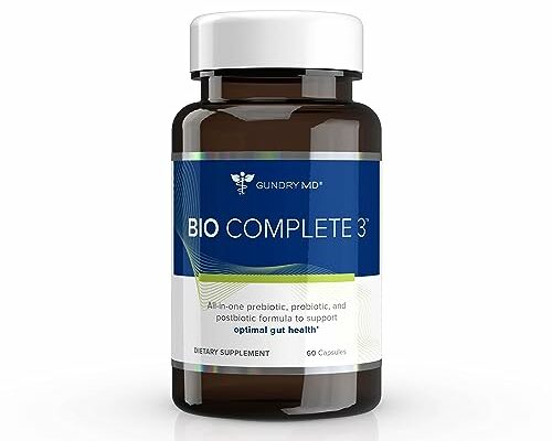 Gundry MD® Bio Complete 3 - Prebiotic, Probiotic, Postbiotic to Support Optimal Gut Health, 30 Day Supply (New Formula)