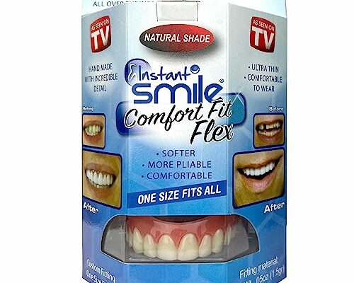 Instant Smile Comfort Fit Flex - Natural Shade - Upper Veneer Cosmetic Teeth