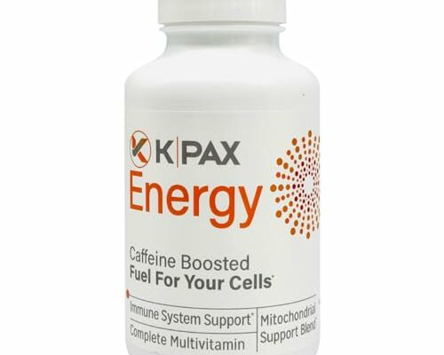 K-PAX Energy - High Potency Mitochondrial Nutrients - Immune Boosting Energy Multivitamin - 120 Tablets