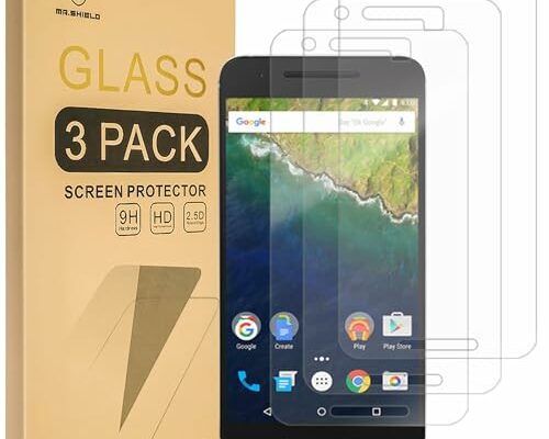 Mr.Shield [3-PACK] Designed For LG (Google) Nexus 5X 2015 Newest [Tempered Glass] Screen Protector [0.3mm Ultra Thin 9H Hardness 2.5D Round Edge] with Lifetime Replacement