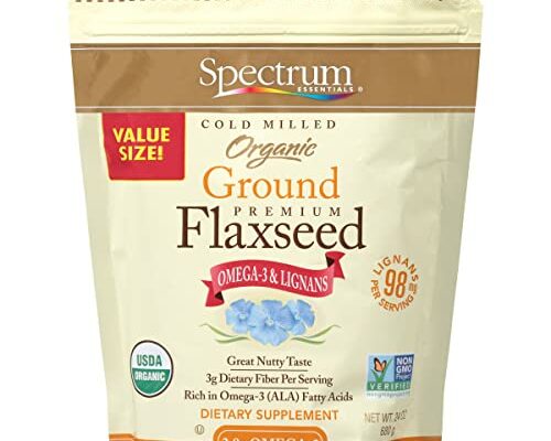 Spectrum Essentials Organic Ground Premium Flaxseed, 24 Oz