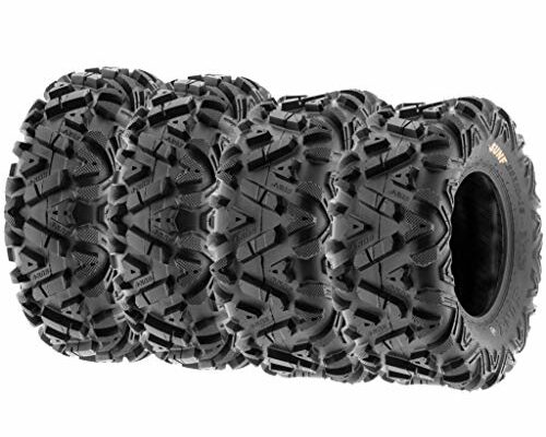 SunF A033 Power.I ATV/UTV all-terrain Tire 26x9-12 Front & 26x11-12 Rear, Set of 4, 6PR, Tubeless