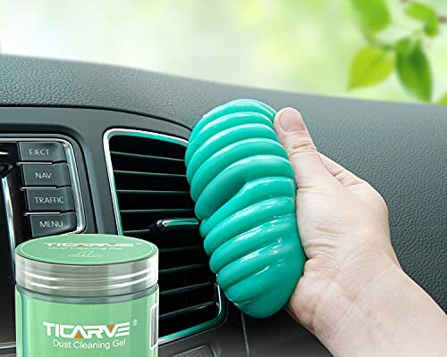 TICARVE Cleaning Gel for Car Detailing Car Cleaning Putty Auto Detailing Gel Detail Tools for Car Interior Cleaner Kit Car Vent Cleaner Automotive Car Cleaner Green