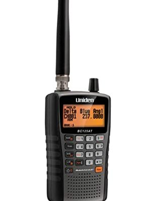 Uniden Bearcat BC125AT Handheld Scanner, 500-Alpha-Tagged Channels, Close Call Technology, PC Programable, Aviation, Marine, Railroad, NASCAR, Racing, and Non-Digital Police/Fire/Public Safety.