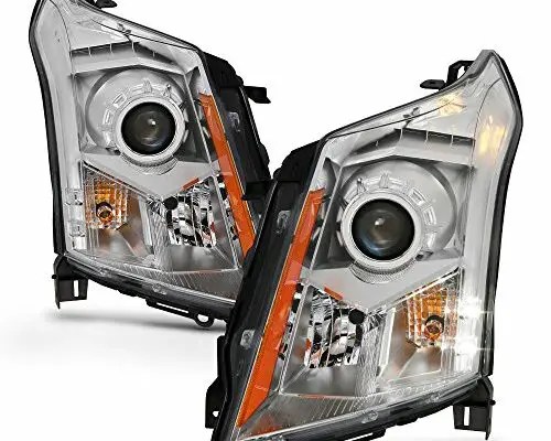 ACANII - For [Halogen Model Only] 2010-2016 Cadillac SRX Projector Headlights Headlamps Pair Driver & Passenger Side