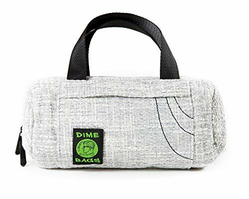 DIME BAGS - Padded Duffle Tube, Durable Hemp Blend (10 Inch, Grey)