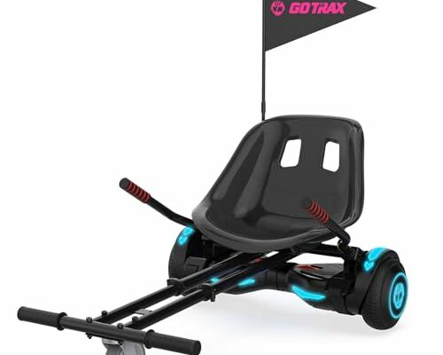 Gotrax Hoverfly Kart Attachment for 6.5"-10" Hoverboards - Adjustable Frame and Handlebar Control