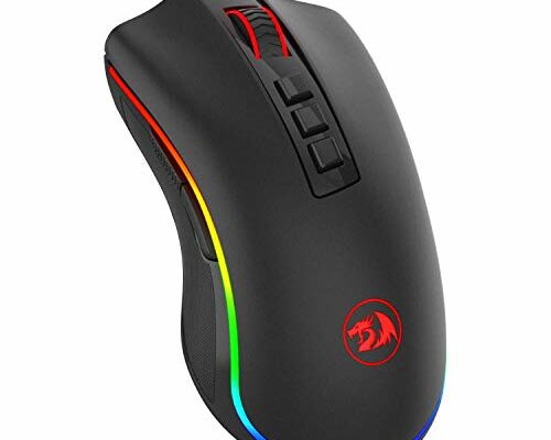 Redragon M711 Cobra Gaming Mouse with 16.8 Million RGB Color Backlit, 10,000 DPI Adjustable, Comfortable Grip, 7 Programmable Buttons