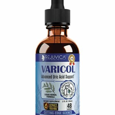 Varicol - Advanced Uric Acid Support Supplement - Liquid Delivery for Better Absorption - Tart Cherry, Chanca Piedra, Celery Seed, Ginger & More!