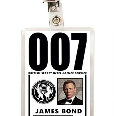 007 James Bond ID Badge Daniel Craig