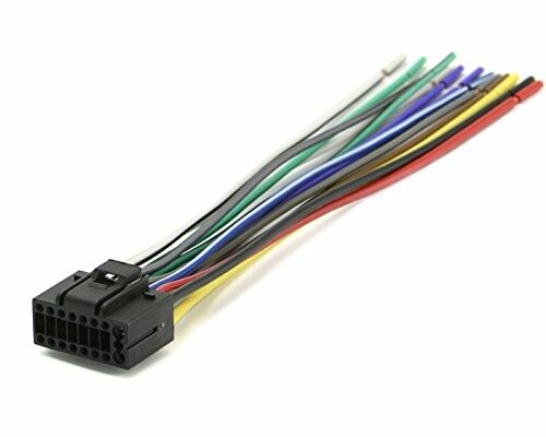 16 Pin Wire Harness Compatible for Kenwood Select Stereo Head Unit Ref Part no E30-6881-25 KDC-MP345U DDX-318 DDX-319 DDX-418 DDX-419 DDX-719