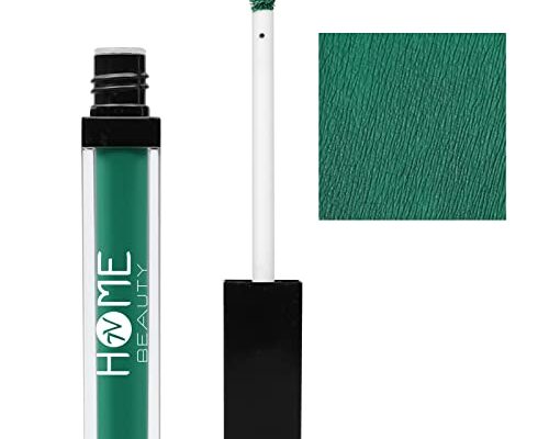 7V HOME BEAUTY Green Matte Liquid Lipstick, Long Lasting High Pigmented Non-stick Waterproof Green Lipstick (5ml, #726)