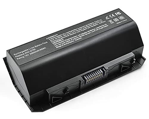 8-Cell 15V 5900mAh 88WH A42-G750 Laptop Battery for ASUS G750 G750J G750JH G750JM G750JS G750JW G750JX BG750JZ and ASUS ROG Series 0B110-00200000M