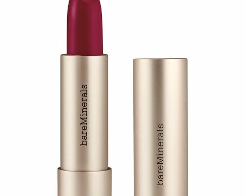 bareMinerals Mineralist Hydra-Smoothing Lipstick for Women, Satin Finish, Full Coverage Lip Stick, Lightweight Hydrating Lipstick, Long Lasting, Vegan