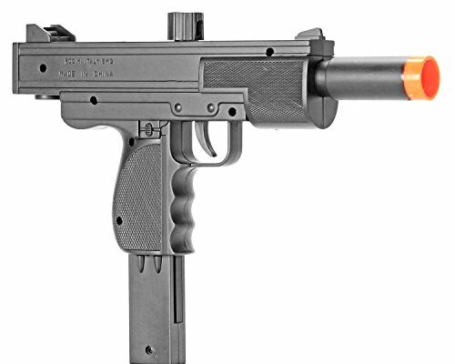 bbtac airsoft pistol uzi style spring loaded cock and shoot single shot airsoft gun(Airsoft Gun)