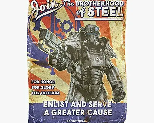 Brotherhood Propaganda Poster Poster Small (16.4 x 21.3 in) | Posters Wall Art for College University Dorms, Blank Walls, Bedrooms | Gift Great Cool Trendy Artsy Fun Awesome Present