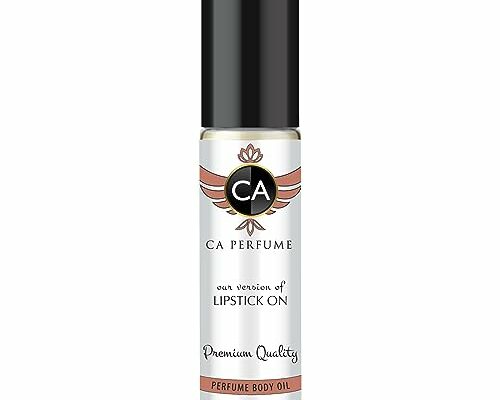 CA Perfume Impression of Maison Martin Lipstick On For Women Replica Fragrance Body Oil Dupes Alcohol-Free Grand Quality Travel Size Concentrated Long Lasting Attar Roll-On 0.3 Fl Oz/10ml