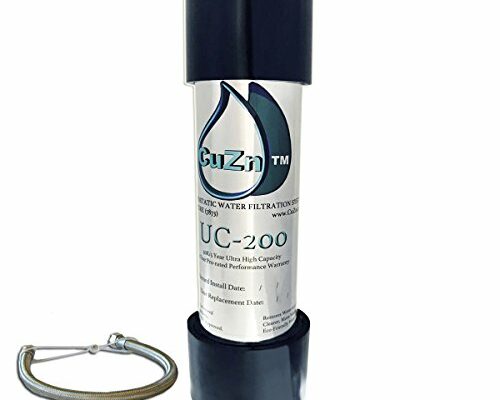 CuZn UC-200 Under Counter Water Filter - 50K Ultra High Capacity - Made in USA