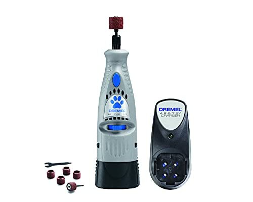 Dremel 7300-PT 4.8V Cordless Pet Dog Nail Grooming & Grinding Tool, Easy to Use, Rechargeable, Safely Trim Pet & Dog Nails