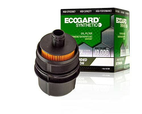 ECOGARD S11880 Premium Cartridge Engine Oil Filter for Synthetic Oil Fits Ram 1500 3.0L DIESEL 2020-2021 | Jeep Wrangler 3.0L DIESEL 2020-2021, Gladiator 3.0L DIESEL 2021-2022