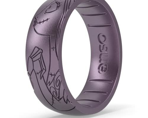 Enso Rings The Nightmare Before Christmas Collection - Comfortable Silicone Rings - Sally Forever & Always - 9