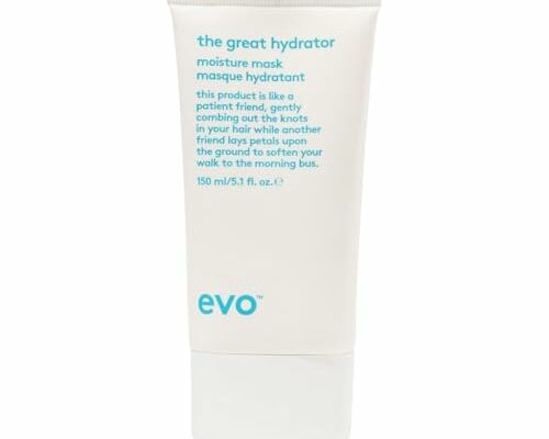 EVO The Great Hydrator Moisture Hair Mask - Moisturise, Add Softness & Shine, Nourishing & Hydrating Treatment for Dry Hair - 150ml / 5.1fl.oz