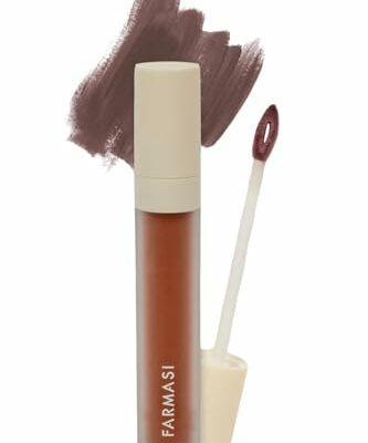 FARMASi Make Up Matte Liquid Lipstick, Long-Lasting and Ultra-comfortable, High-Impact, Lightweight, Organic, Pure Pigments 0.14 fl.oz (Sun Breeze)