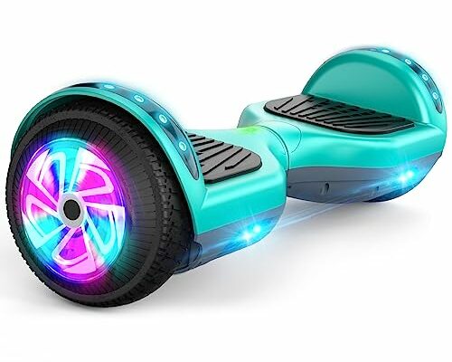 FLYING-ANT Hoverboard, Hoverboard with Bluetooth and LED Lights Self Balancing Electric Scooter 6.5" Two-Wheel Hoverboards for Kids and Teenagers