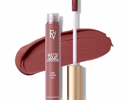 FV High Pigment Matte Liquid Lipstick, Long-Lasting, Smudge-Proof, Waterproof, Vegan Formula Lipstick for Women, Seductress-Matte