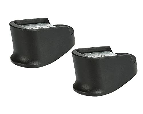 Hoollw Grips, 2 Pieces Extension Fits Taurus PT111 Millennium G2 /G2C /G3C 9mm Double Stack 12 rd