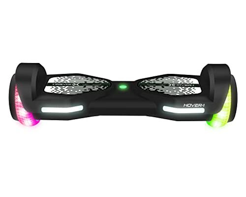 Hover-1 All-Star 2.0 Hoverboard 7MPH Top Speed, 7MI Range, Dual 200W Motor, 5HR Recharge, 220lbs Max Weight, LED Wheels & Headlights Self Balancing Scooters