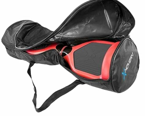 Hover-1 Hoverboard Carrying Bag for 4"-6.5" Hover-1 & Non-Hover-1 Hoverboards | Double Zip Closure, Velcro Secured Carrying Handles, Black