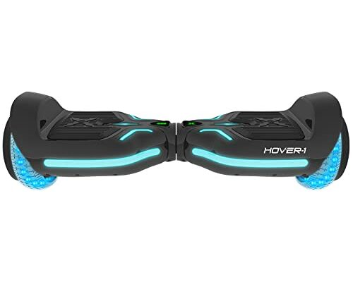 Hover-1 i100 Electric Hoverboard | 7MPH Top Speed, 10 Mile Range, 5HR Full-Charge, Built-In Bluetooth Speaker, Rider Modes: Beginner to Expert Self Balancing Scooter