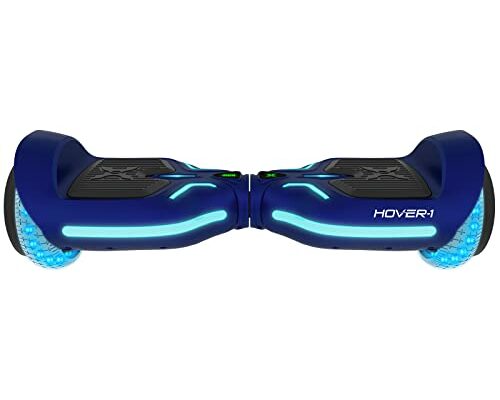 Hover-1 i100 Electric Hoverboard | 7MPH Top Speed, 10 Mile Range, 5HR Full-Charge, Built-In Bluetooth Speaker, Rider Modes: Beginner to Expert Self Balancing Scooter