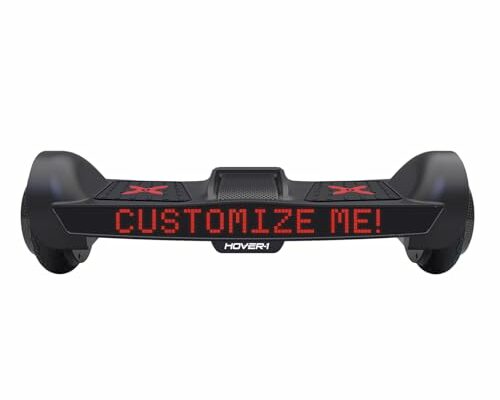 Hover-1 Sypher Electric Self-Balancing Hoverboard with Customizable Screen, Dual 150W Motors, 7 mph Max Speed, and 7 Miles Max Range