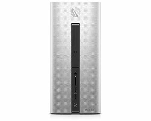 HP Pavilion Desktop 550-126 i5-6400 2.7GHz 12GB 1TB DVDRW W10 64-Bit, Silver, Large (Renewed)