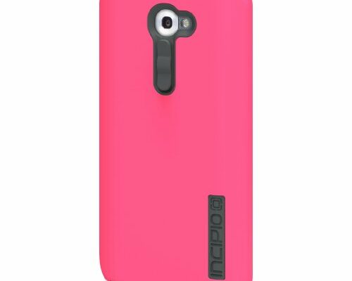 Incipio DualPro Case for LG G2 (Verizon) - Carrying Case - Retail Packaging - Cherry Blossom Pink/Gray