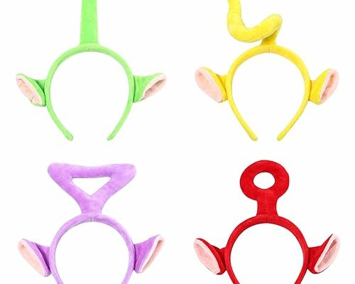 JAMBHALA 4PCS Cute Headwear 3D Hairpin Hairband Hair Accessories for Kids Halloween Party Decorations (4PCS)